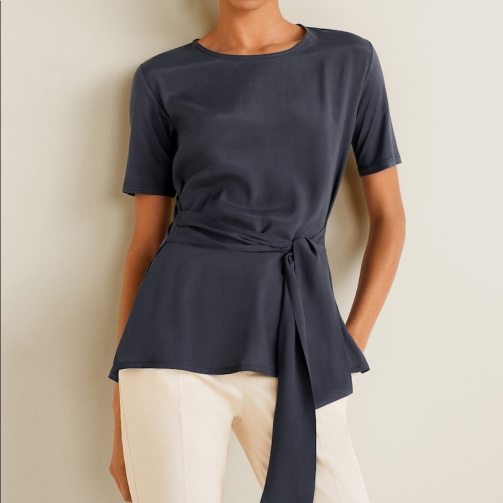 Gray shirt from Mango, size small